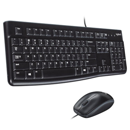 Logitech USB Keyboard & Mouse MK120 - eBuy KSA
