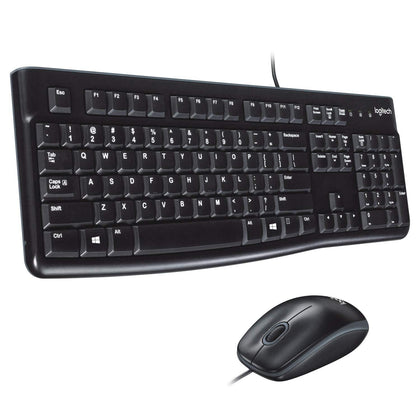 Logitech MK120 Corded Keyboard And Mouse Combo - eBuy KSA