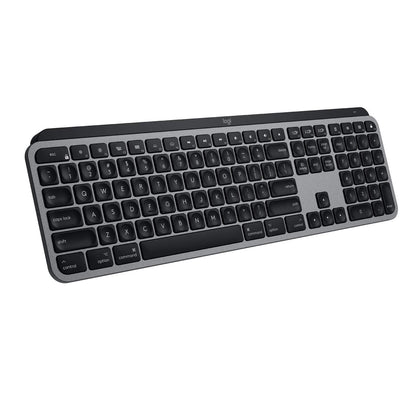 Logitech MX Keys for Mac Advanced Wireless Illuminated Keyboard - Space Grey - eBuy KSA