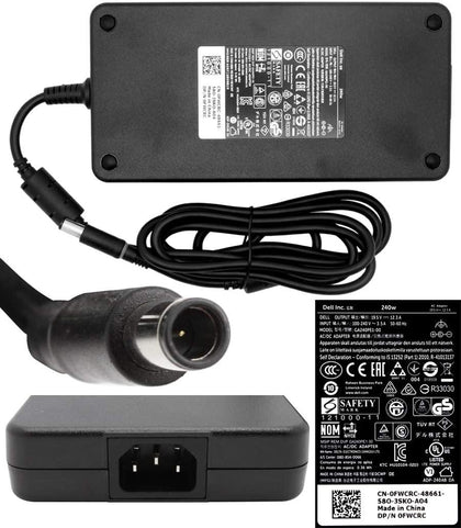 Dell Alienware ALW18-2990sLV GA240PE1-00 240W AC Power Adapter Cord/Charger 19.5V 12.3A ADP-240AB D - eBuy KSA