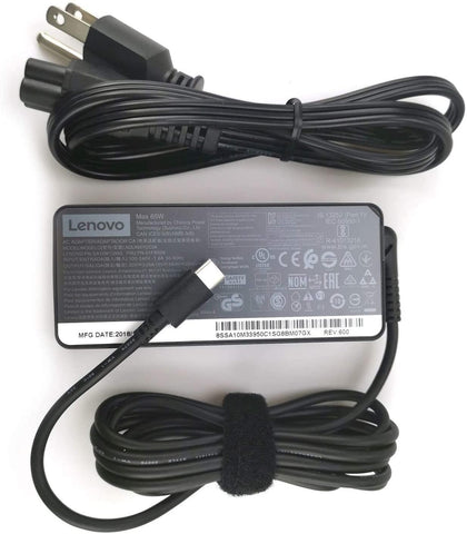 Lenovo 65W USB-C USB Type-C AC Power Supply Adapter/Charger ADLX65YSCC3A SA10M13943 ADLX65YLC3A 01FR024 (Lenovo 65W Type-C Adapter) - eBuy KSA