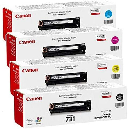 Canon 731 Laser Ink Toner 4 Color Set