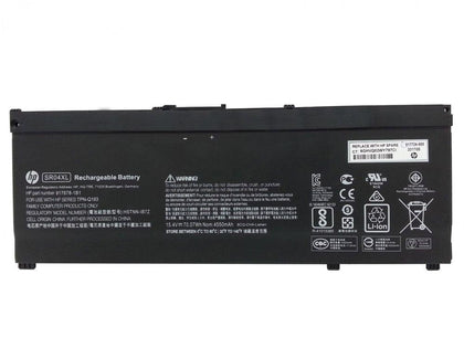 15.4V 70.07Wh 4550mAh Original SR04XL Laptop Battery compatible with HP 15-CE015DX 917678-1B1 917724-855 TPN-Q193 Series Tablet - eBuy KSA