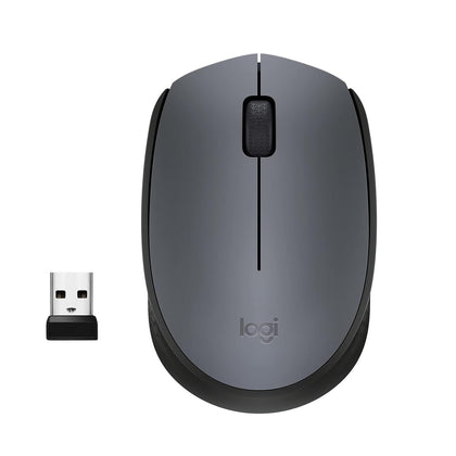 Logitech Wireless Mouse M170 - Grey - eBuy KSA
