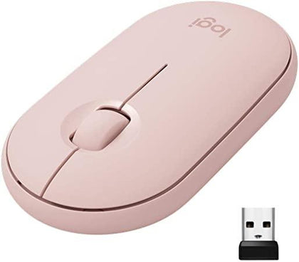 Logitech Pebble Wireless Mouse M350 - Rose - eBuy KSA