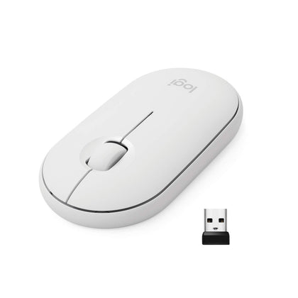 Logitech Pebble Wireless Mouse M350 - Off White - eBuy KSA