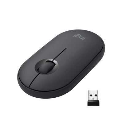 Logitech M350 Pebble Wireless Mouse - Graphite - eBuy KSA