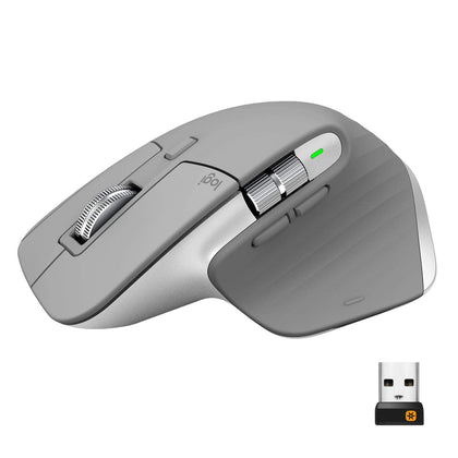 Logitech MX Master 3 Advanced Wireless Bluetooth Mouse - Space Gray - eBuy KSA