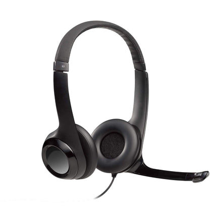 Logitech H390 Wired USB Headset, Stereo Headphones - eBuy KSA