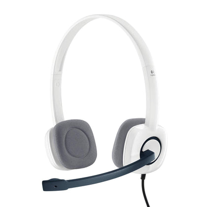 Logitech Stereo Headset H150 - White 3.5 MM JACK - eBuy KSA