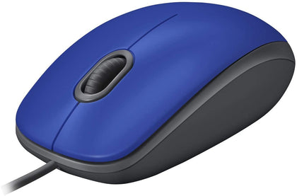 Logitech USB Silent Mouse M110 - Blue - eBuy KSA