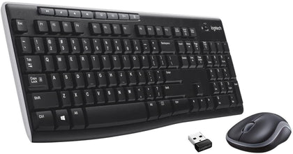 Logitech Wireless Keyboard & Mouse MK270 - eBuy KSA