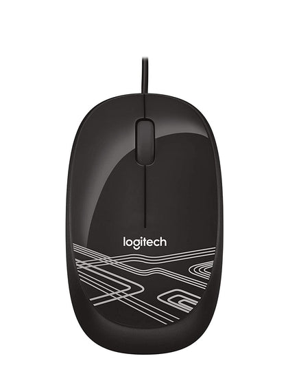 Logitech USB Optical Mouse M105 - Black Success - eBuy KSA