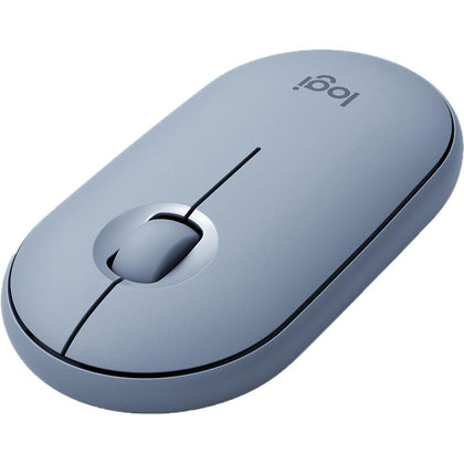Logitech Pebble Wireless Mouse M350 - Blue Grey - eBuy KSA