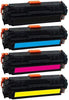 Set Of 4 Compatible Ce320a Ce321a  Toner Cartridges For Use In Hp Colorlaserjet Cp1415fn/1415fnw/1525