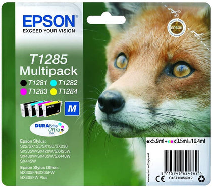 Epson T1285 Ink Cartridge Value Pack - eBuy KSA
