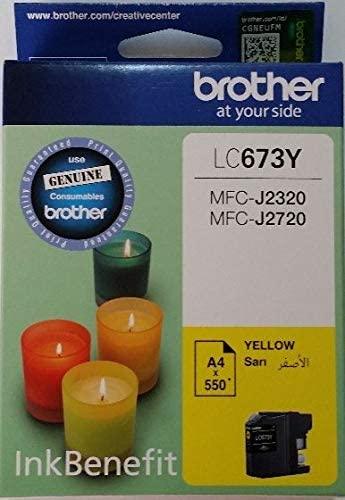 Brother LC-673 Yellow Ink Cartridge | LC673Y - eBuy KSA