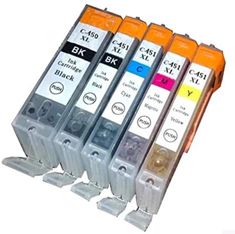 comptable ink 5 color 451 for printer canon ip7240-ix6840-mg5640