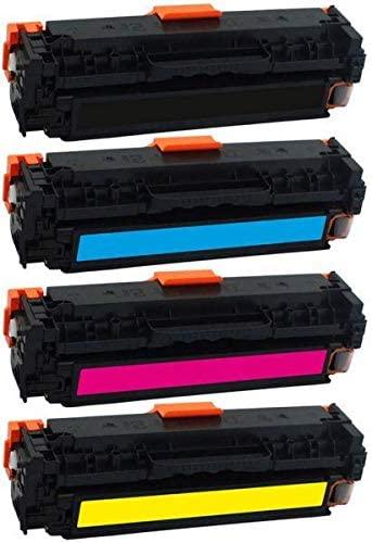 Compatible Set Of 4 Laser Toner Cartridges Hp Cf210a, Cf211a, Cf212a, Cf213a (131a) - Black/Cyan/Yellow/Magenta, Hp Colorlaserjet Pro 200/m251/m276