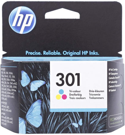 Hp Ink Cartridge - 301, Multi Color - eBuy KSA