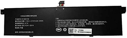 7.6V 39Wh 5107mAh/5230mAh Original R13B02W R13B01W Laptop Battery compatible with Xiaomi Mi Air 13.3