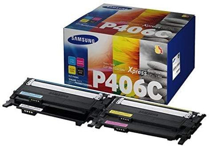 Samsung Toners 406 Value Pack - Black, Cyan, Yellow And Magenta [sm-tp406c]