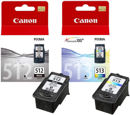 Canon 512 & 513 Ink Cartridge Set - eBuy KSA
