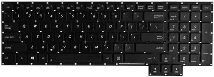 Asus ROG G750 G750J  MP-12R33PSJ528W 0KNB0-E600US00 Series Black US Layout  Replacement Keyboard