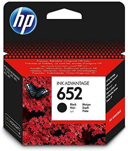 HP 652 Black Original Ink Advantage Cartridge (F6V25AE) for DeskJet Advantage 3636/ 3835/4535/4675 black - eBuy KSA