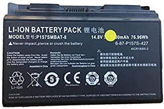14.8V 76.96wh P157SMBAT-8 Laptop Battery compatible with CLEVO Terransforce P157S P157SM P177SM-A K780S-i7 K780E 6-87-P157S-4271 - eBuy KSA