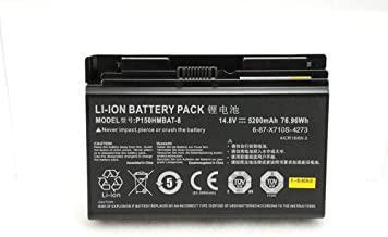 14.8V 76.96Wh Laptop Battery P150HMBAT-8 compatible with Clevo X711 X710S P170 P170HM P170SM P170EM NP9170 6-87-X710S-4273 - eBuy KSA