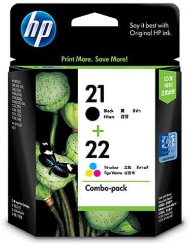 21/22 Combo-pack Inkjet Print Cartridges