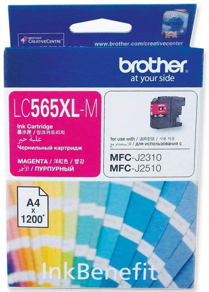 Brother LC 565XL Ink Cartridge Magenta - eBuy KSA