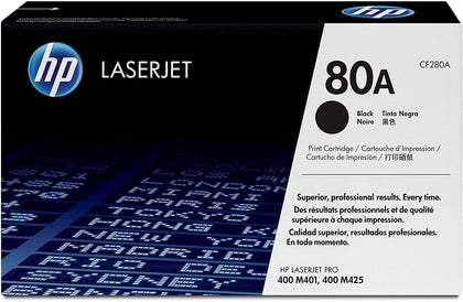 Hp Cf280a 80a Laserjet Black Toner Print Cartridge