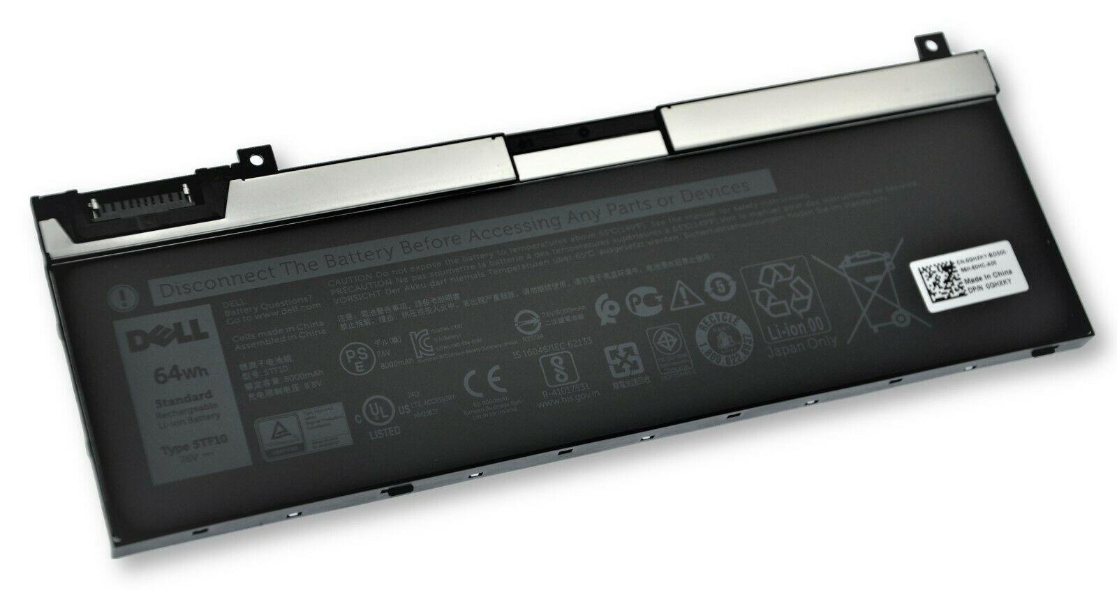 Dell Precision 7530 7330 7540 64Wh Battery 5TF10 RY3F9 ghxky