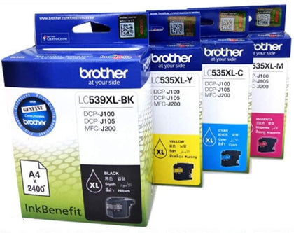 LC539XLBK LC535XL Compatible Ink Cartridge , Brother Ink Set For Dcp J100 J105 Mfc J200 Printers - eBuy KSA