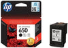 HP CZ101AE 650 Black Ink Advantage Cartridge - eBuy KSA