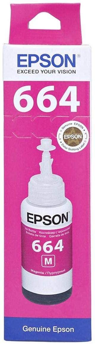 Epson Ink Cartridge - T6643, Magenta 70ml Ink Bottle - eBuy KSA