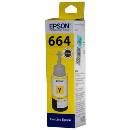 Epson Ink Cartridge - T6644, Yellow 70ml Ink Bottle - eBuy KSA