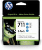 HP 711 3-pack 29-ml Cyan Designjet Ink Cartridge (CZ134A) for T120 24-in Printer T520 36-in Printer - eBuy KSA