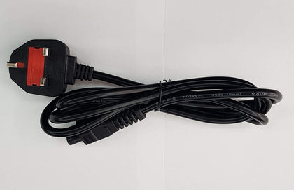 3-Pin Laptop Power Cable - UK plug With Laptop power lead - eBuy KSA