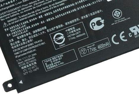 KN02XL Original 37.2Wh Battery for HP HSTNN-UB7F TPN-W124 916365-541 916809-855