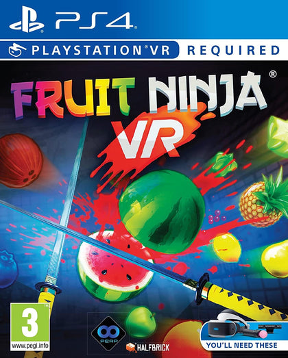 PS4 FRUIT NINJA VR  Playstation 4 Video Game