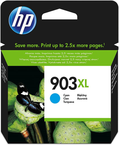 HP 903xl High Yield Ink Cartridge, Cyan - T6M03AE - eBuy KSA