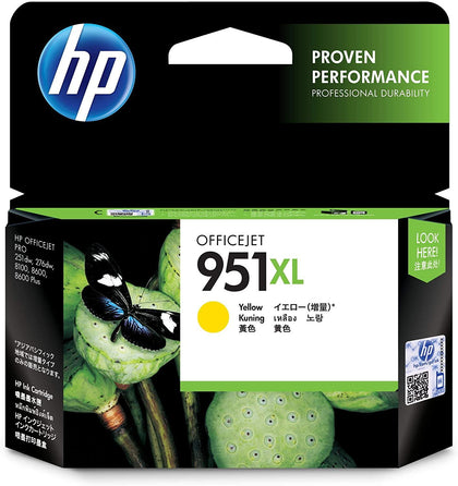 HP 951XL Yellow Original Ink Advantage Cartridge - CN048AE - eBuy KSA