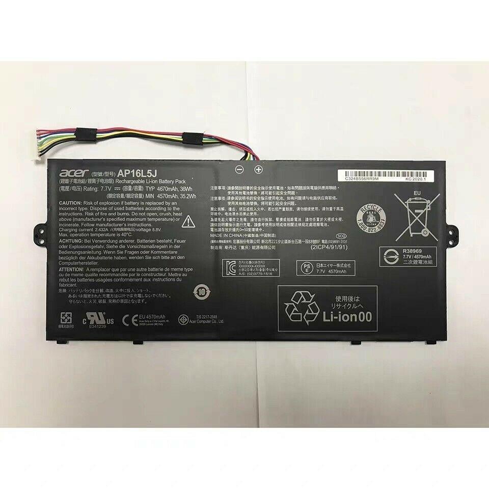 Genuine AP16L5J Acer Swift 5 SF514-52T SF514-52TP-84C9 KT.00205.008 Laptop Battery