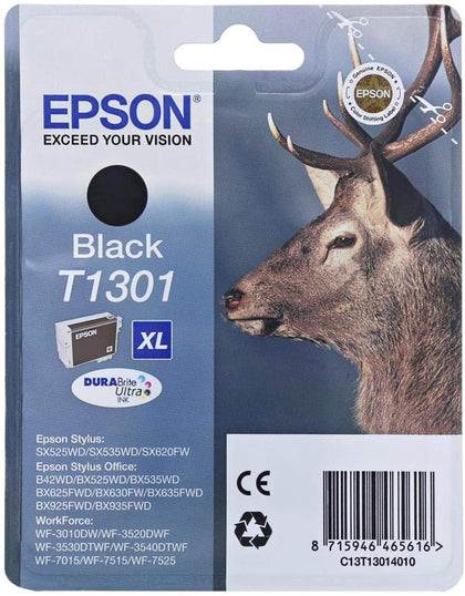 Epson Ink Cartridge - T1301, Black - eBuy KSA