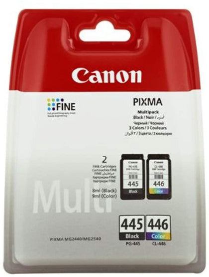 Canon CL-446 and PG-445 Ink Cartridges - Multipack - eBuy KSA