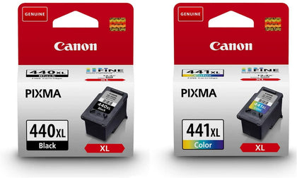 CANON 440XL BLACK & 441XL COLOR INK CARTRIDGE SET - eBuy KSA