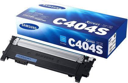 Samsung CLT-C404S Toner Cartridge Cyan for Xpress C430W, C480FW, SS230G#BGJ, SS256H#BGJ